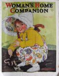 1921 Woman's Home Companion Cover ~ Young Gardener Finds Worms