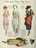1921 Margery May's Big Sister Paper Dolls ~ Wedding