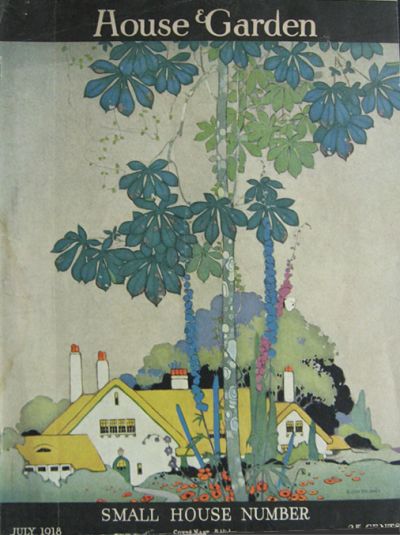 1918 House & Garden Magazine Cover ~ H. George Brandt