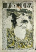 1901 Ladies' Home Journal Cover ~ Children Run in Field of Flowers