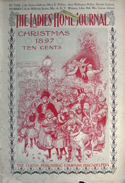 1897 Ladies' Home Journal Cover ~ Christmas Celebration