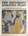 1904 Saturday Evening Post Cover ~ Woman with Grapes