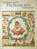 1933 Needlecraft Magazine Cover ~ Georgiana Harbeson ~ Child with Doll