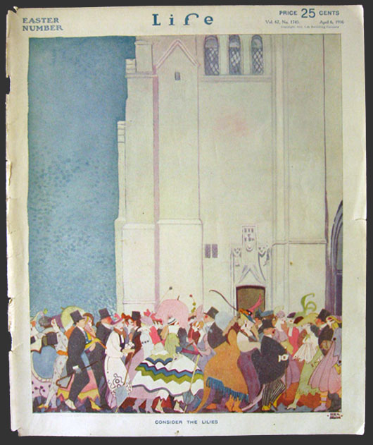 1916 Life (Humor) Magazine Cover ~ Rea Irvin