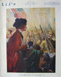 1919 Life (Humor) Magazine Cover ~ Clyde Squires, WWI Celebration