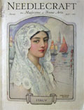 1931 Needlecraft Magazine Cover ~ John Edwin Jackson ~ Italy