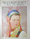 1932 Needlecraft Magazine Cover ~ Dan Sweeney Art ~ Polish Woman