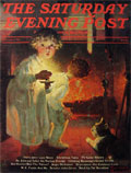 1975 Saturday Evening Post Magazine Cover ~ Rockwell ~ Is He Coming?