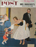 1958 Saturday Evening Post Magazine Cover ~ Amos Sewell
