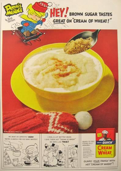 1956 Cream of Wheat Ad ~ Dennis the Menace