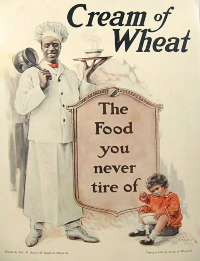 1918 Cream of Wheat Cereal Ad ~ Edwin Brewer~ Food You Never Tire Of