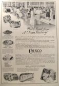 1915 Crisco Ad ~ Factory Interior Photo