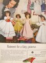 1949 American Cyanamid Ad ~ Doll Clothing