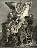 The Descent from the Cross ~ Peter Paul Rubens ~ Antique Print