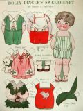 1929 Dolly Dingle Paper Dolls ~ Dolly's Sweetheart Billie