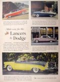 1956 Dodge Lancer Ad ~ Gallant and Gay