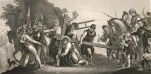 Antique Print ~ Steel Engraving ~ Christ Going to Golgotha