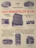 1896 Geo. Borgfeldt & Co. Ad ~ Dolls, Toys, Glassware, etc.