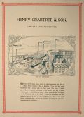 1896 Henry Crabtree & Son Velveteen Dyers Ad ~ Manchester UK