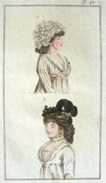 1798 Antique Hand-Colored Fashion Print