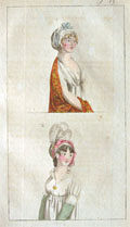 1801-Antique Hand-Colored Fashion Print