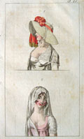1802 Antique Hand-Colored Fashion Print