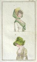 1798 Antique Hand-Colored Fashion Print