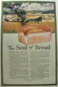 1920 Fleischmann's Yeast Ad ~ The Soul of Bread