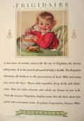 1928 Frigidaire Refrigerator Ad ~ Maud Tousey Fangel