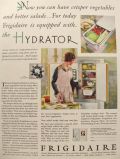 1930 Frigidaire Refrigerator Ad ~ Hydrator