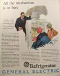 1927 GE Refrigerator Ad ~ Saul Tepper Art