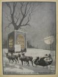 1919 Gold Medal Flour Ad ~ Santa's Sleigh with Reindeer