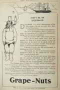 1904 Grape Nuts Ad ~ Don't Be An Esquimaux