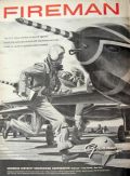 1956 Grumman Aircraft Ad ~ Navy Carriers ~ Fireman