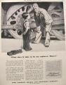 1939 John Hancock Insurance Ad ~ Train Engineer ~ Revere Wisterhuff