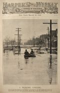 1910 Herkimer, NY Mohawk River Flood ~ Harper's Weekly Cover