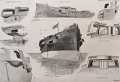 1886 Navy Cruiser "U.S.S. Chicago" Antique Print ~ Harper's Weekly