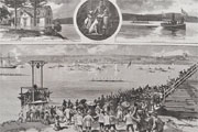 1886 Columbia Harvard Race Antique Print & Article