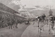 1886 Springfield, MA Bicycle Tournament ~ Antique Print & Article