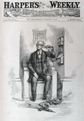 1886 Thomas Nast Cover Print ~ Augustus Garland Scandal