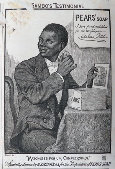 1885 Pears Soap Ad ~ Black Americana