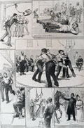 1886 New York Police Physical Ability Test ~ Antique Print & Article