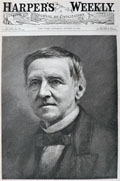 1886 Samuel Tilden Portrait ~ Harper's Weekly Cover Engraving
