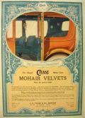 1919 Chase Mohair Velvets Car Upholstery Ad
