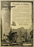 1919 Creo-Dipt Shingles Ad ~ Meridian, MO Cottage Photo