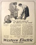 1919 Western Electric Vacuum Sweeper Ad