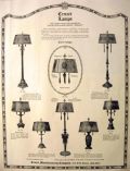 1920 Crucet Hand Carved Lamp Ad