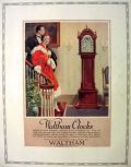 1920 Waltham Grandfather Clock Ad