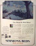 1921 Simmons Bed Ad ~ Lester Ralph Art