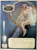 1921 Wallace Silver Ad ~ Hostess Design ~ Neysa McMein